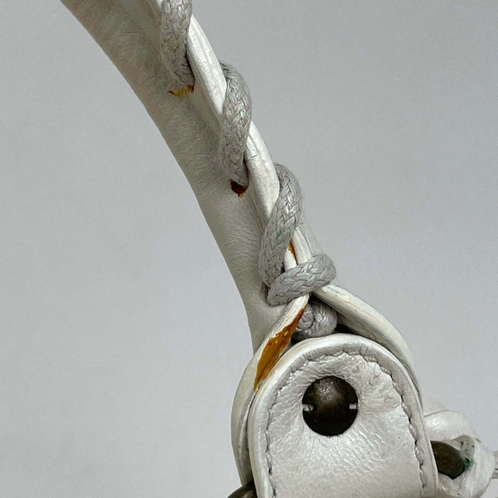 Balenciaga The Box Handbag, 2-Way Shoulder Bag/Handbag, Leather, White, 14569... - Picture 7 of 11